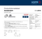 HOPPE deurklink - rozet-wisselgarnituur voordeur - Eeklo, Ophalen of Verzenden, Nieuw, Klink of Kruk