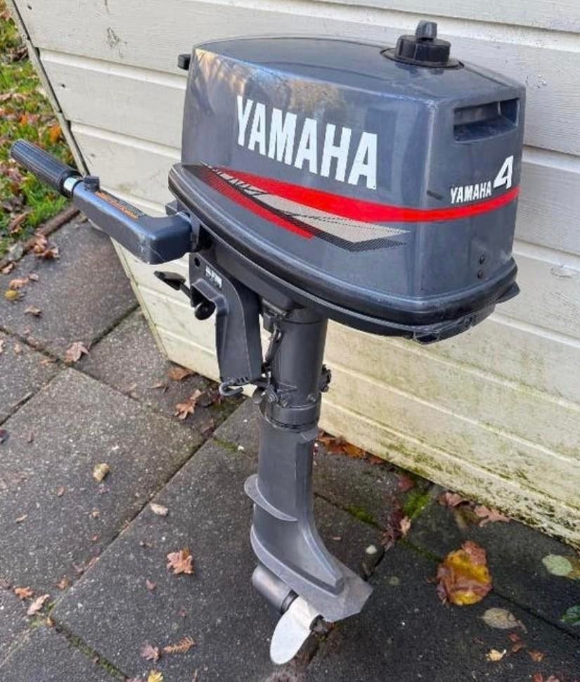 Yamah 4pk buitenboordmotor kortstaart in Nieuwstaat, Gebruikt, 5 tot 10 pk, Ophalen of Verzenden, Buitenboordmotor