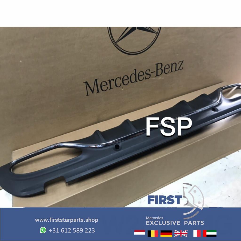W205 AMG Line Diffuser C43 Mercedes C Klasse achterbumper sp, Utilisé, -, -, Enlèvement ou Envoi