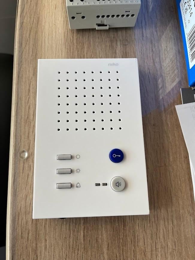 parlofoon inbouw Niko, Maison & Meubles, Accessoires pour la Maison | Autre, Moderne, Utilisé, Métal, Enlèvement