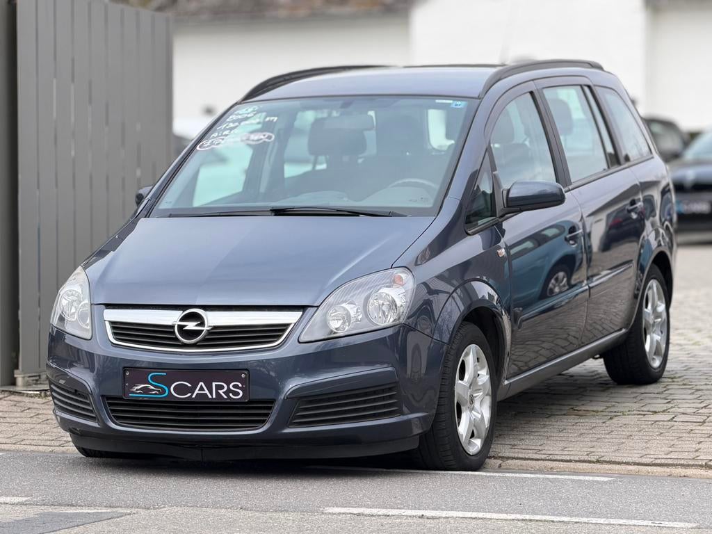 Opel Zafira 1.6i ** 135.000 km ** 7 Plaatsen ** Airco **, 1600 cc, 7 zetels, Bedrijf, Electronic Stability Program (ESP)