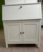 HEMNES SECRETAIRE 89 X 108 CM. WIT, Huis en Inrichting, Kasten | Secretaires, Ophalen, Zo goed als nieuw, Modern / Landelijk