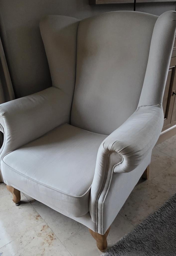 Oorfauteuil  - zetel, Huis en Inrichting, Ophalen, Gebruikt, Eenpersoons, Klassiek