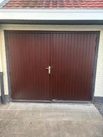 Houten poort, Doe-het-zelf en Bouw, Ophalen, Gebruikt, Garagedeur, Vouwdeur