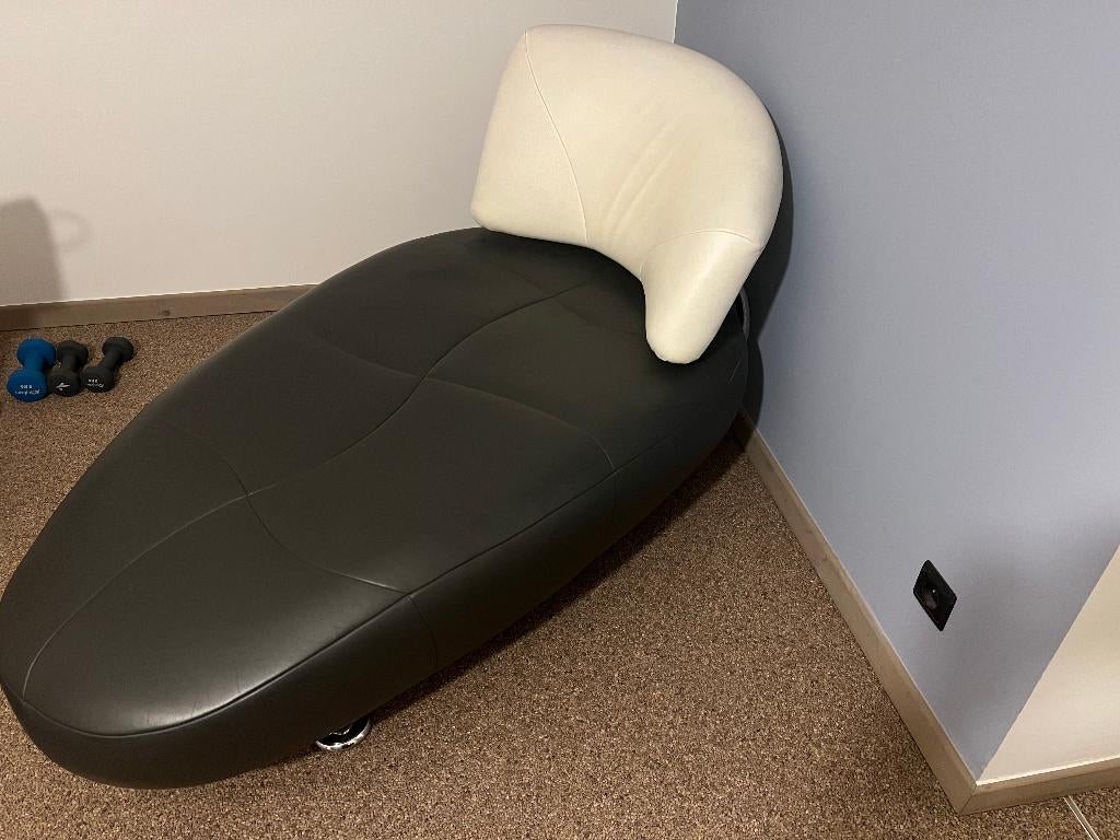 Leolux Kikko lounge bank : chaisse longue, Maison & Meubles, Canapés | Sofas & Chaises Longues, Comme neuf, Une personne, Cuir