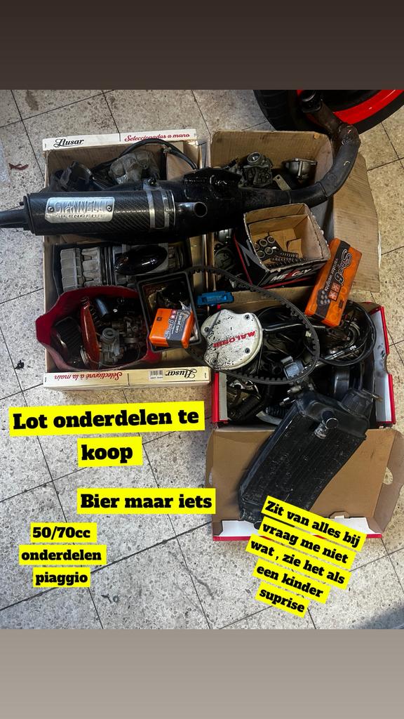 Lot piaggio onderdelen, Vélos & Vélomoteurs, Pièces de cyclomoteur | Scooters, Enlèvement, Piaggio