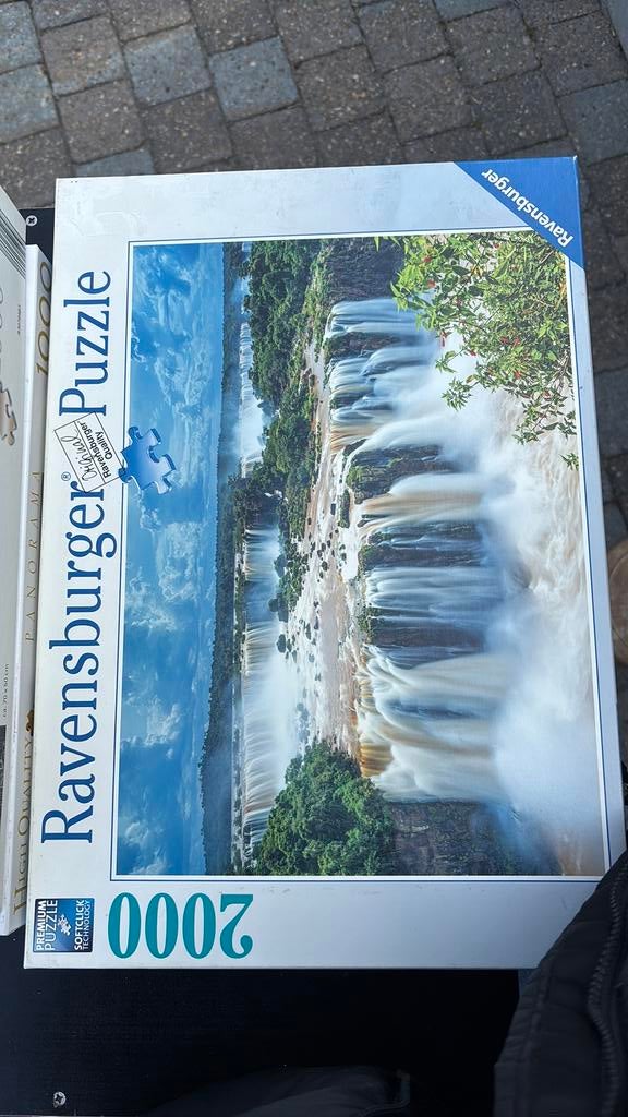Puzzel 1000 stukken watervallen van igazu, Ophalen, Meer dan 1500 stukjes, Zo goed als nieuw, Legpuzzel