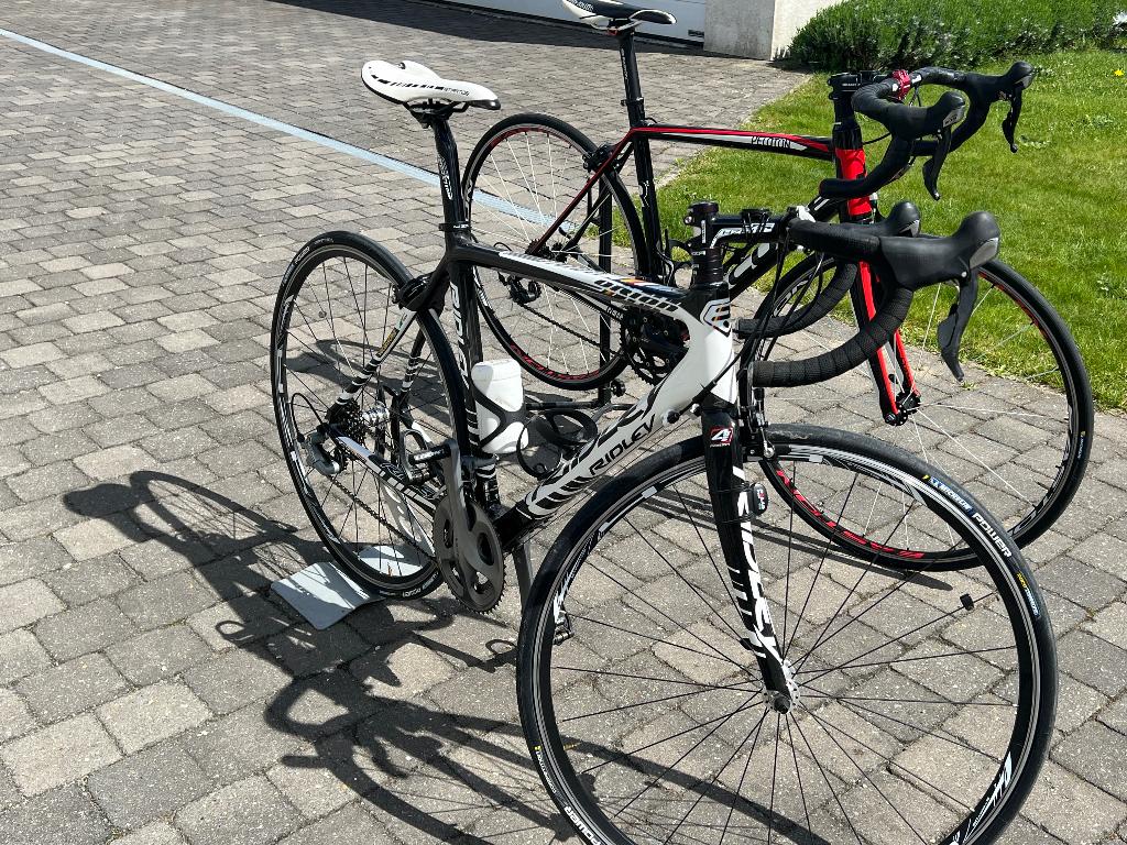 Racefiets Ridley Orion + Cube, Carbon, 10 tot 15 versnellingen, Heren, Zo goed als nieuw