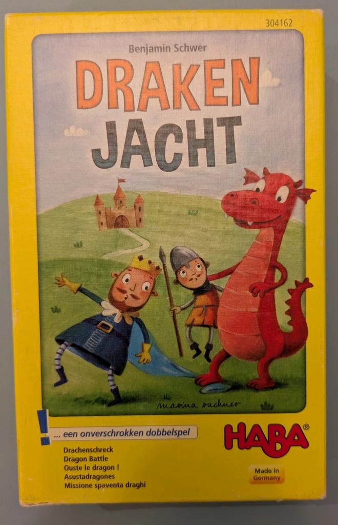 Drakenjacht 4-99 jaar Haba, Ophalen