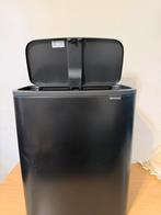 Brabantia Bo Touch Bin 2x 30L Matte Black, Enlèvement