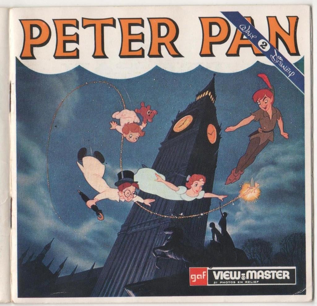 View-master Peter Pan B 372 Boekje in het Frans, Antiek en Kunst, Antiek | Speelgoed, Ophalen of Verzenden