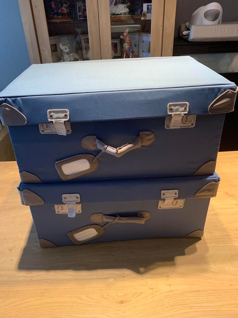 Opbergkoffers van IKEA., Huis en Inrichting, Woonaccessoires | Kisten, Ophalen, Zo goed als nieuw