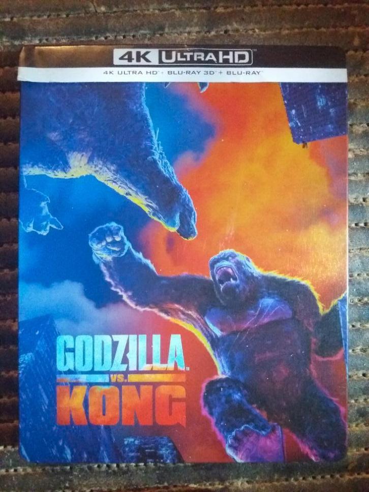 Godzilla vs. Kong 4K + Blu-ray (SteelBook), Cd's en Dvd's, Blu-ray, Zo goed als nieuw, Science Fiction en Fantasy, Boxset, Ophalen of Verzenden