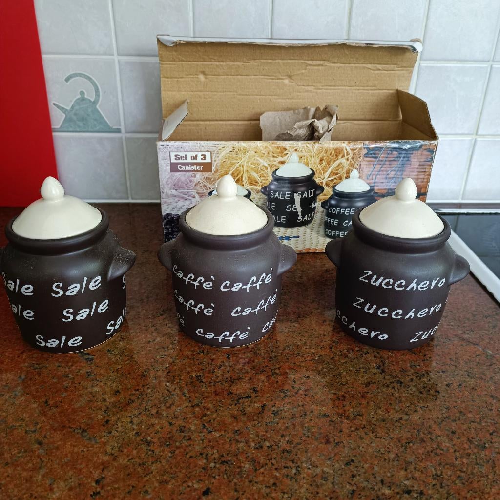 Voorraadpotten, Ophalen, Nieuw, Voorraadpot, Steen/keramiek