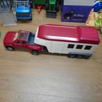 schleich pic up + paarden tarnsporter, Verzamelen, Ophalen of Verzenden, Zo goed als nieuw