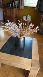 Keramiek vaas met gedroogde siergrassen, Huis en Inrichting, Ophalen, Zo goed als nieuw