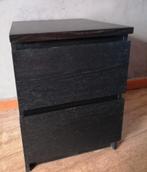 zwart nachtkastje met lades, Huis en Inrichting, Ophalen