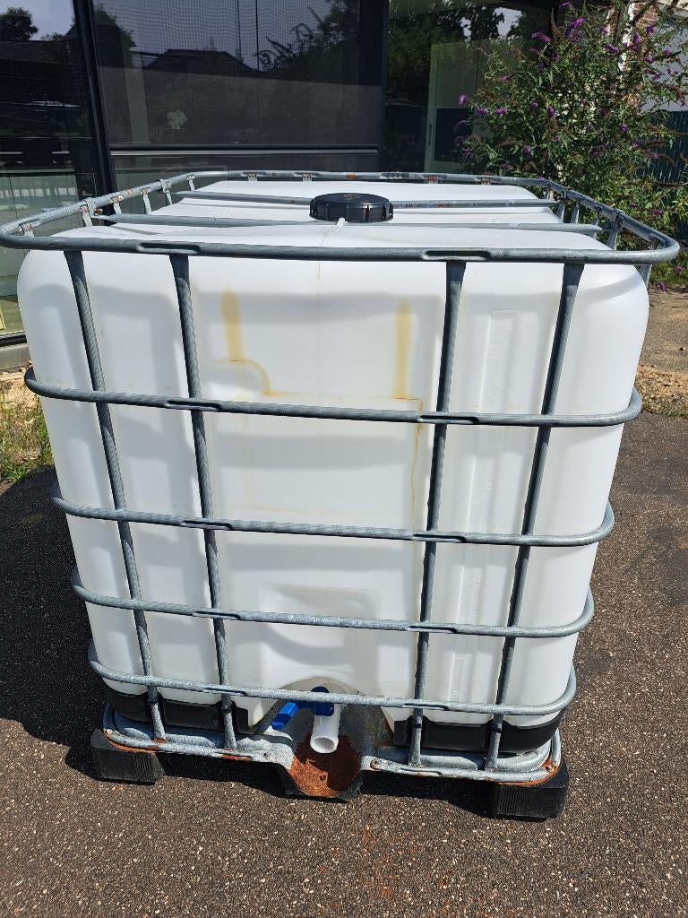 Waterton 1000 liter, Tuin en Terras, Ophalen, Kunststof, Gebruikt, Met kraantje
