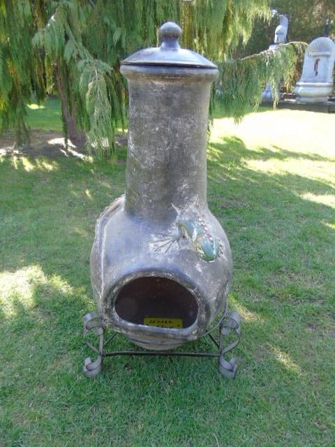 Mexicaanse vuurpot met hagedis, nieuw!, Ophalen, Nieuw, Vloer