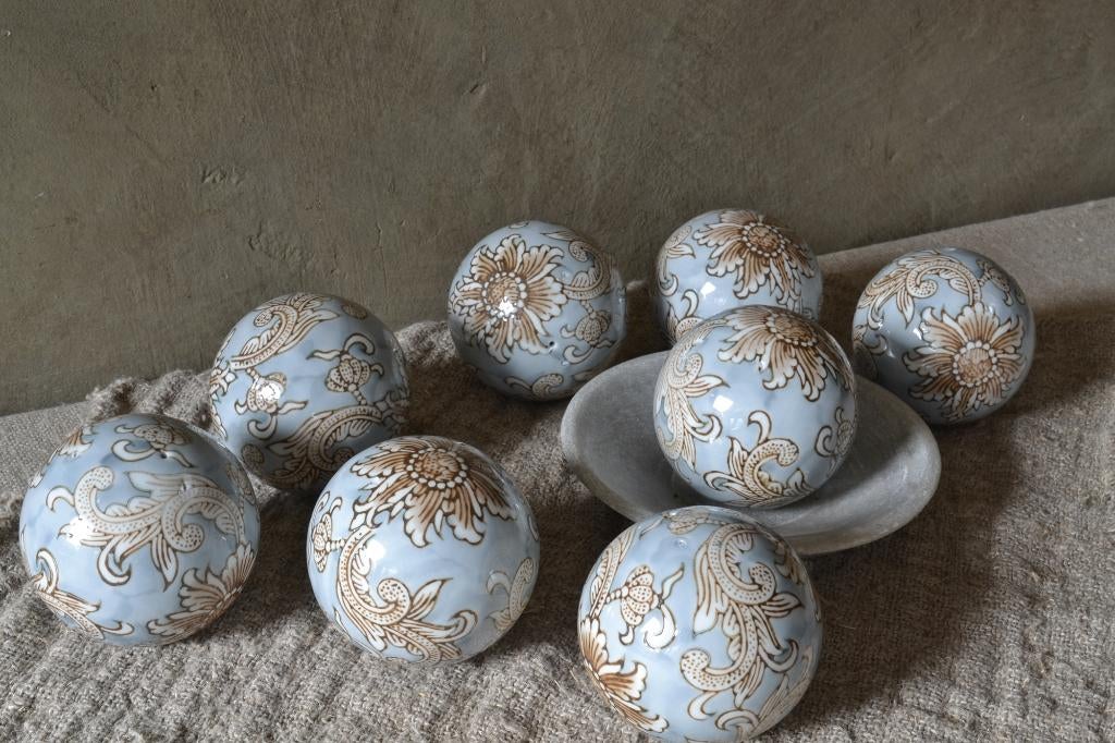 Decoratie bal in keramiek, Maison & Meubles, Accessoires pour la Maison | Autre, Neuf, Pierre/céramique, Enlèvement ou Envoi