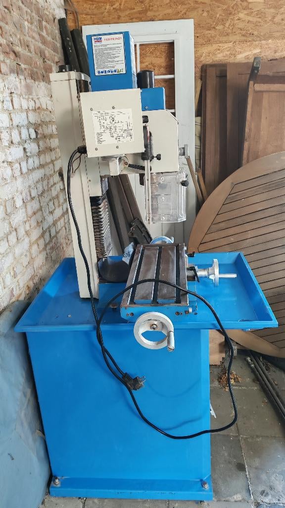 Metaalfrees, Ophalen, Gebruikt, Bovenfrees, HBM machines