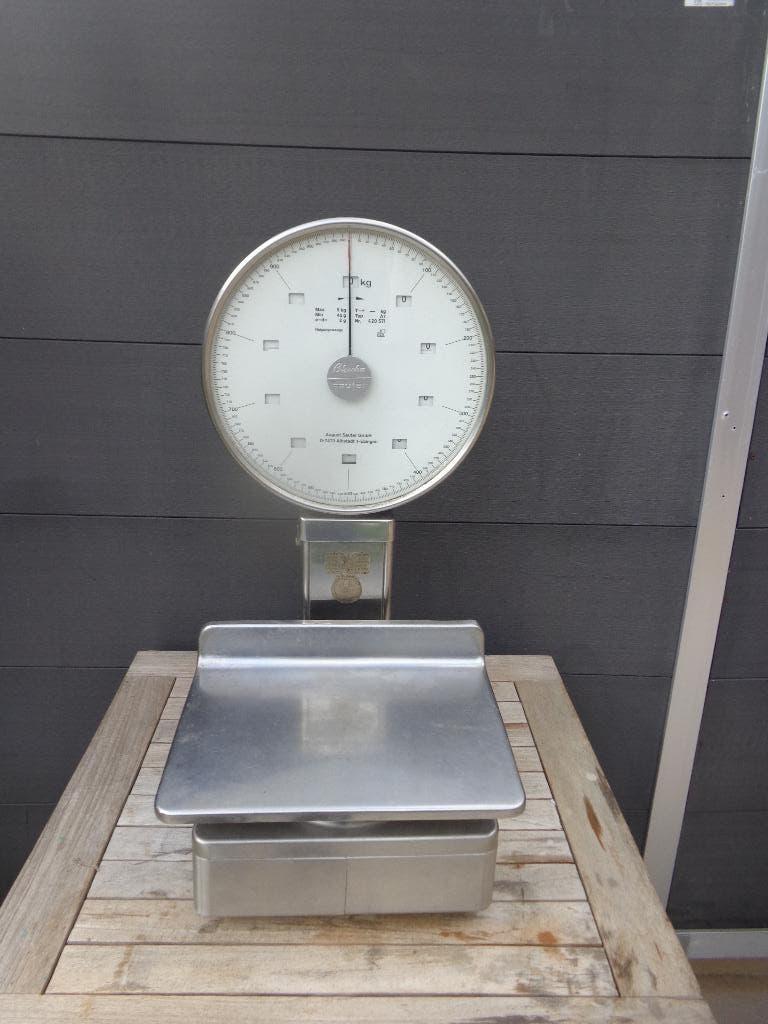 weegschaal-kapblok-slagersblok-vleesblok, Ophalen