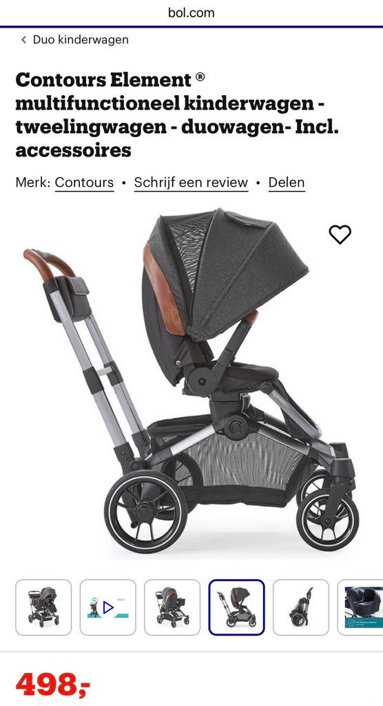 Kinderwagen | Tweelingwagen | Duowagen - NIEUW in doos, Kinderen en Baby's, Ophalen, Nieuw, Kinderwagen, Duowagen