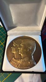 Bronzen herdenkingsmedaille Belgisch koningspaar, Enlèvement ou Envoi, Bronze