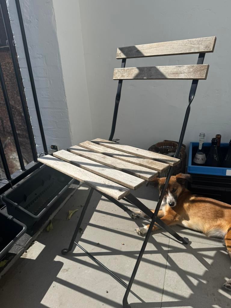 Twee ikea tuinstoelen, Tuin en Terras, Ophalen, Zo goed als nieuw