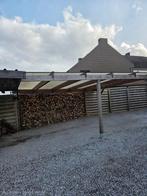 Pergola-Carport en polycarbonate et bois meranti, Jardin & Terrasse, Enlèvement