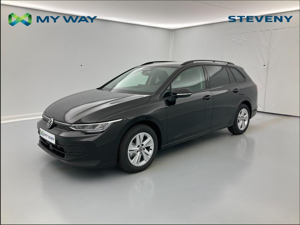 Volkswagen Golf VII SW Golf Variant Life Business 1.5 eTSI 8, Auto's, Automaat, Zwart, Break, Golf