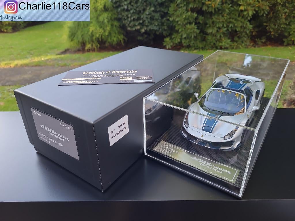 Dino Models 1/18 Ferrari 488 Pista Spider Novitec, Hobby & Loisirs créatifs, Voitures miniatures | 1:18, Neuf, Enlèvement ou Envoi