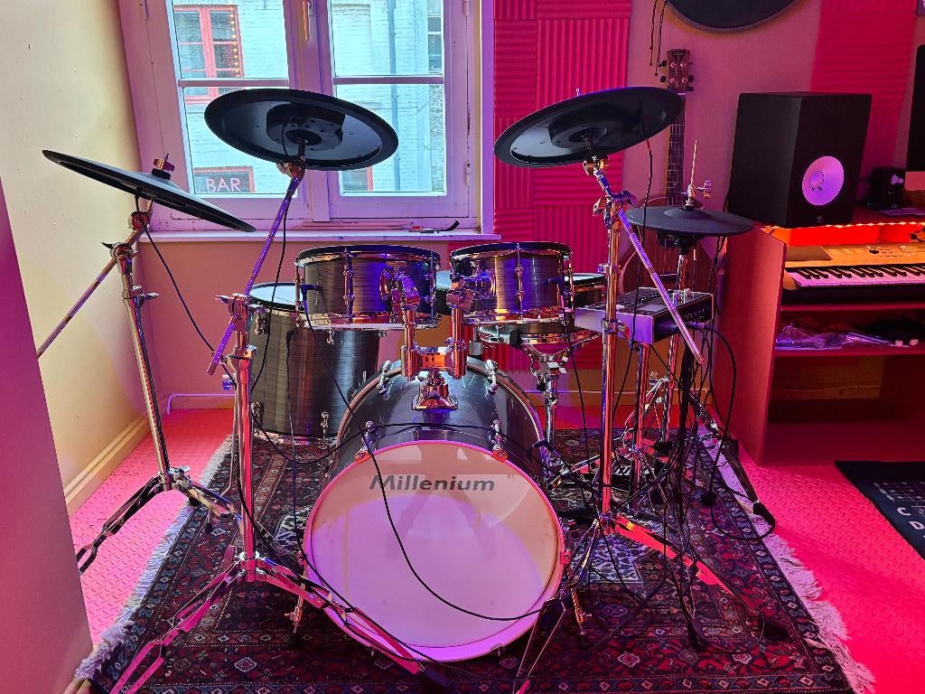 Millenium MPS-1000 E-Drum Set Bundle, Muziek en Instrumenten, Ophalen