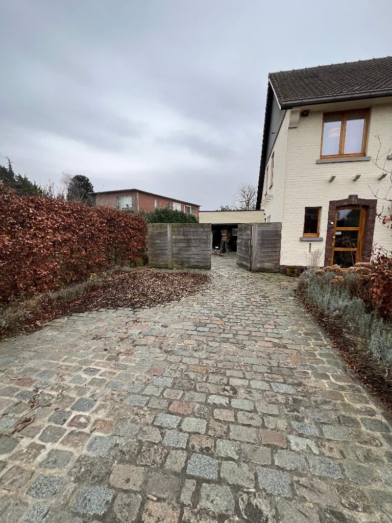 Houten poort, Jardin & Terrasse, Portes de jardin, Utilisé, Portail battant, Bois, 150 à 200 cm, 200 cm ou plus, Enlèvement