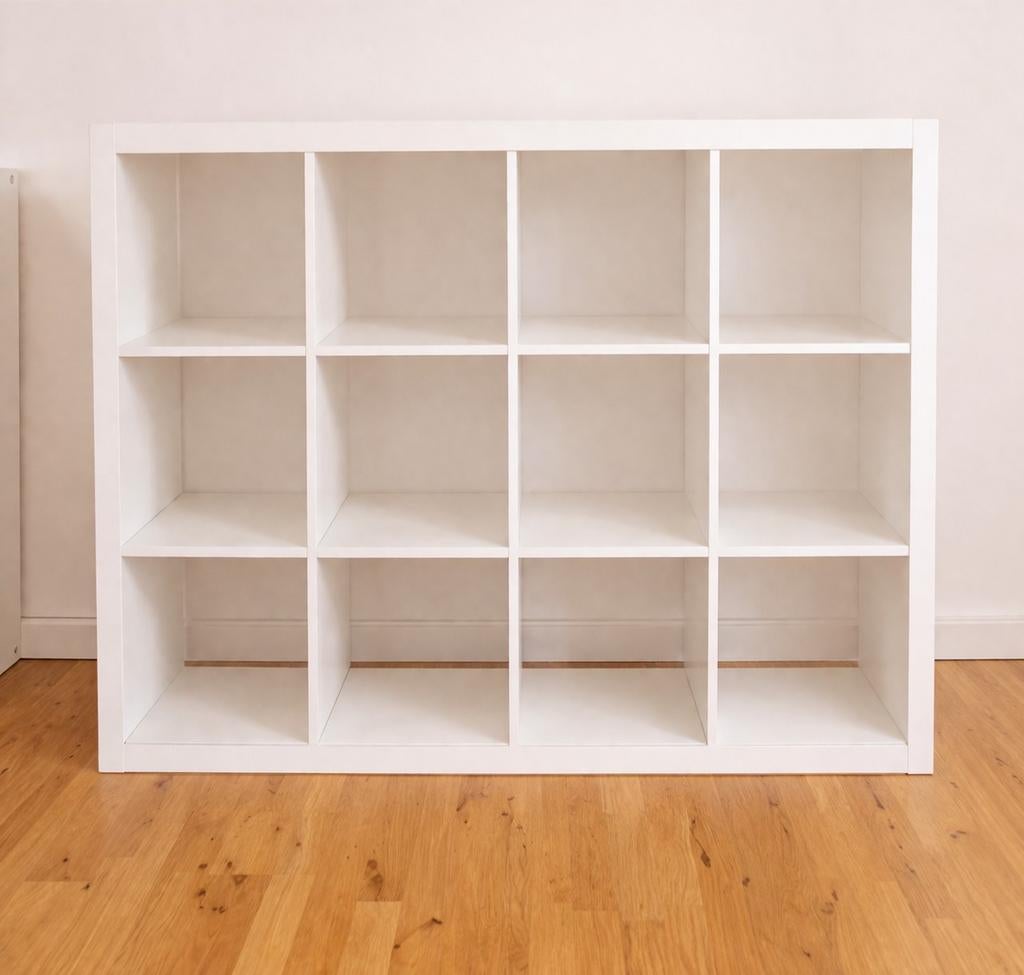 Meuble Kallax blanc 112 cm x 147 cm neuf, Maison & Meubles