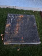 Gietijzer Putdeksel B125 90 x 90, Bricolage & Construction, Tuyaux & Évacuations, 40 à 60 mm, Comme neuf, Enlèvement, Autres types