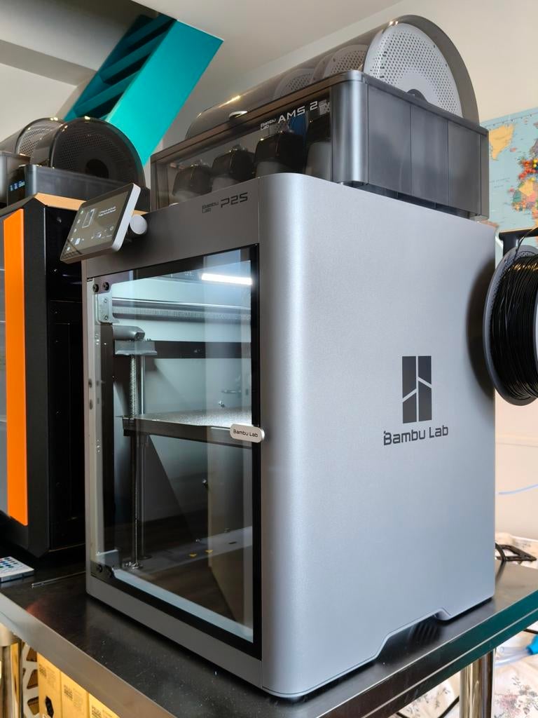 Bambu Lab P2S Combo, Computers en Software, Ophalen, Zo goed als nieuw, Filament, Ingebouwde Wi-Fi