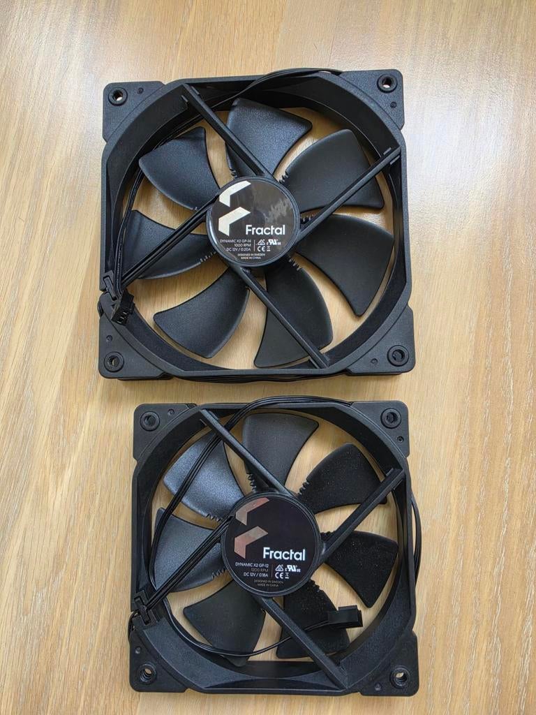 Ventilateurs Fractal Dynamic X2, Informatique & Logiciels, Refroidisseurs d'ordinateur, Enlèvement ou Envoi, Utilisé, Refroidisseur ordinateur à air