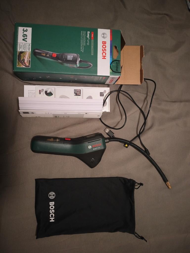 Bosch pomp EasyPump USB-oplaadbaar, Vélos & Vélomoteurs, Accessoires vélo | Pompes à vélo, Enlèvement, Électrique, Utilisé