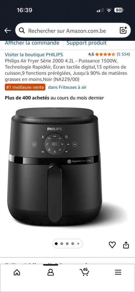 Philips Air Fryer Série 2000 4.2L, Elektronische apparatuur, Airfryers, Gebruikt, Airfryer XL, 1500 gram of meer, Ophalen