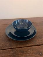Blauw servies ikea, Ophalen, Zo goed als nieuw, Effen, Bord(en)