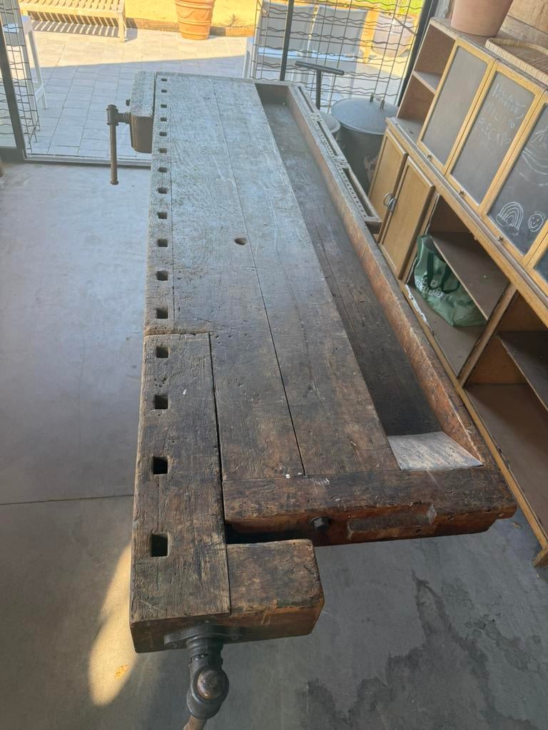 Werktafel keukentafel, Antiek en Kunst, Ophalen