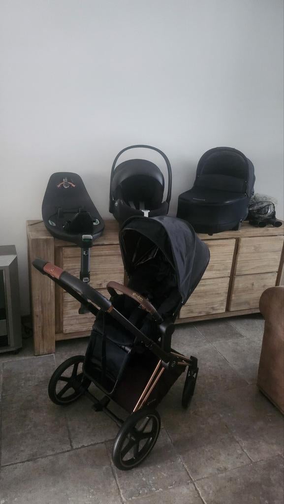 Poussette Cybex Priam Black complète., Kinderen en Baby's, Kinderwagens en Combinaties, Kinderwagen, Ophalen