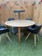 Ronde tuintafel 150cm diameter, Ophalen, Eettafel, Tuinset, Hout