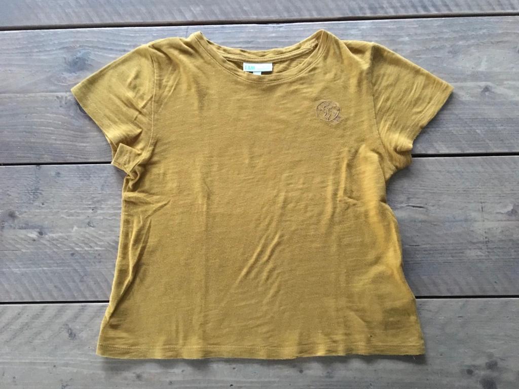 JBC okergele t-shirt 122, Kinderen en Baby's, Kinderkleding | Maat 122, Gebruikt, Jongen of Meisje, Ophalen of Verzenden, Shirt of Longsleeve