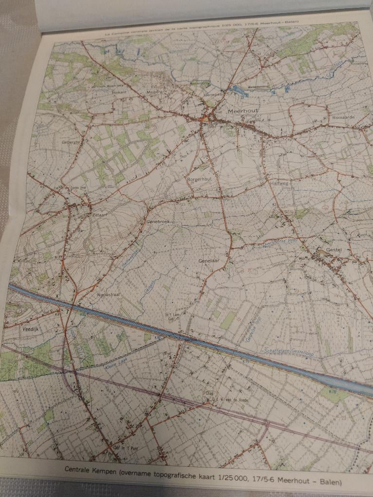 uittreksels uit de topografische kaarten, Boeken, Atlassen en Landkaarten, Gelezen, België, Ophalen of Verzenden