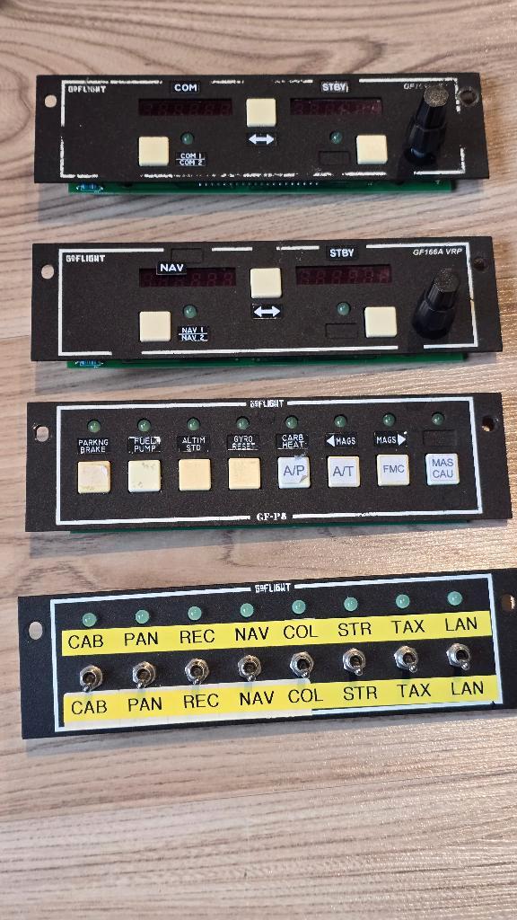 GO FLIGHT 2xGF166A + GFP8 et T8 (MSFS / P3D), Informatique & Logiciels, Joysticks, Utilisé, Enlèvement ou Envoi