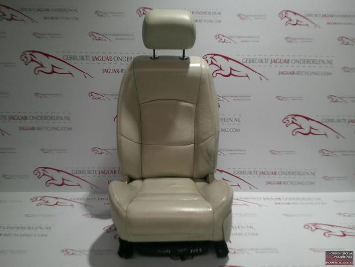 Stoel links Jaguar X350 crème  (NED) XJR stoel met R logo, Auto-onderdelen, Interieur en Bekleding, Jaguar, Gebruikt, Herkomst onderdeel bekend