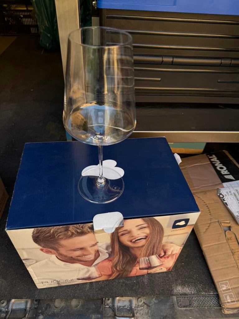 Rode wijn glazen Leonardo, Collections, Verres & Petits Verres, Enlèvement, Comme neuf