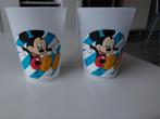 Ensemble de 2 gobelets avec Mickey Mouse. Très bon état, Enlèvement, Utilisé